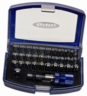 Coffret d'embouts EUROTEC "Bitbox TorX" 32 pc 1/4"