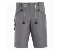 Bermuda FHB JOCHEN cuir anglais gris