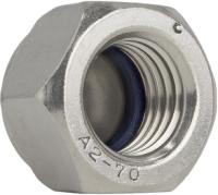 Écrous borgnes hexagonaux frein (Nylstop) Inox A2-70, DIN 986 