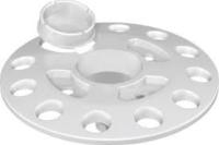 Rondelle d'isolation ø60 mm, avec capuchon "cache vis" pour vis ø5 ou ø6 mm (200 pc)