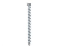 KonstruX ST Vis à filetage total, tête cylindrique, zingué bleu