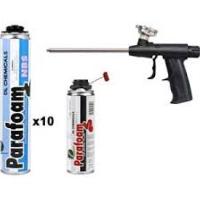 PARAFOAM NBS KIT (10*mousse+1*pistolet+1*cleaner)