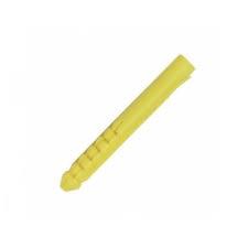 Cheville I.N.G. Nylon jaune avec collerette, sans vis