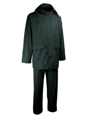 Complet de pluie (veste et pantalon) "WINDY" coloris vert