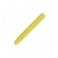 Cheville I.N.G. Nylon jaune avec collerette, sans vis