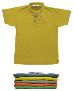 Polo Jersey Dike Poise Couleur Tomate Taille Homme S 
