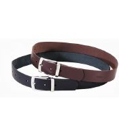 Ceinture en cuir FHB "BURKHARD", noir,  avec simple adrillon