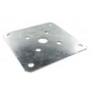 Platine optionnelle pour pied de poteau - PLPP180