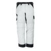 PANTALON DE TRAVAIL FHB EN CANVAS MARKUS BLANC-ANTHRACITE TAILLE HOMME 38