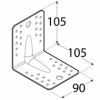 Equerre d'assemblage renforcée 105 x 105 x 90 x 3,0 mm