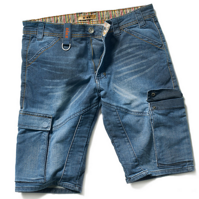 Bermuda DIKE " PICNIC " denim bleu