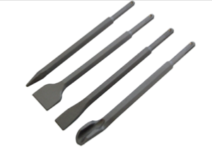 Set de 4 burins pour machines SDS-plus
